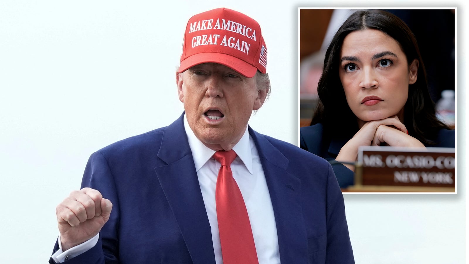 Donald Trump, alexandria ocasio-cortez