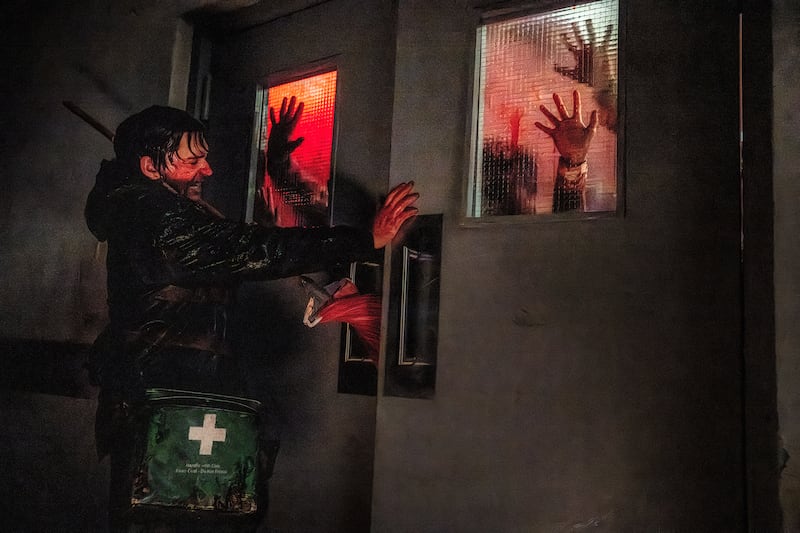 Austin Abrams stars in Constantin Film and Columbia Pictures RESIDENT EVIL, directed by Zach Cregger. Photo by: Dušan Martinček