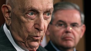 Sen. Frank Lautenberg (D-NJ) about a month before his death in 2010.
