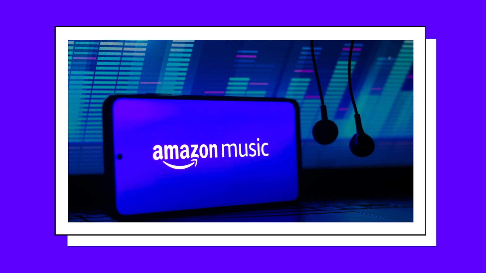 Amazon Music app on a phone