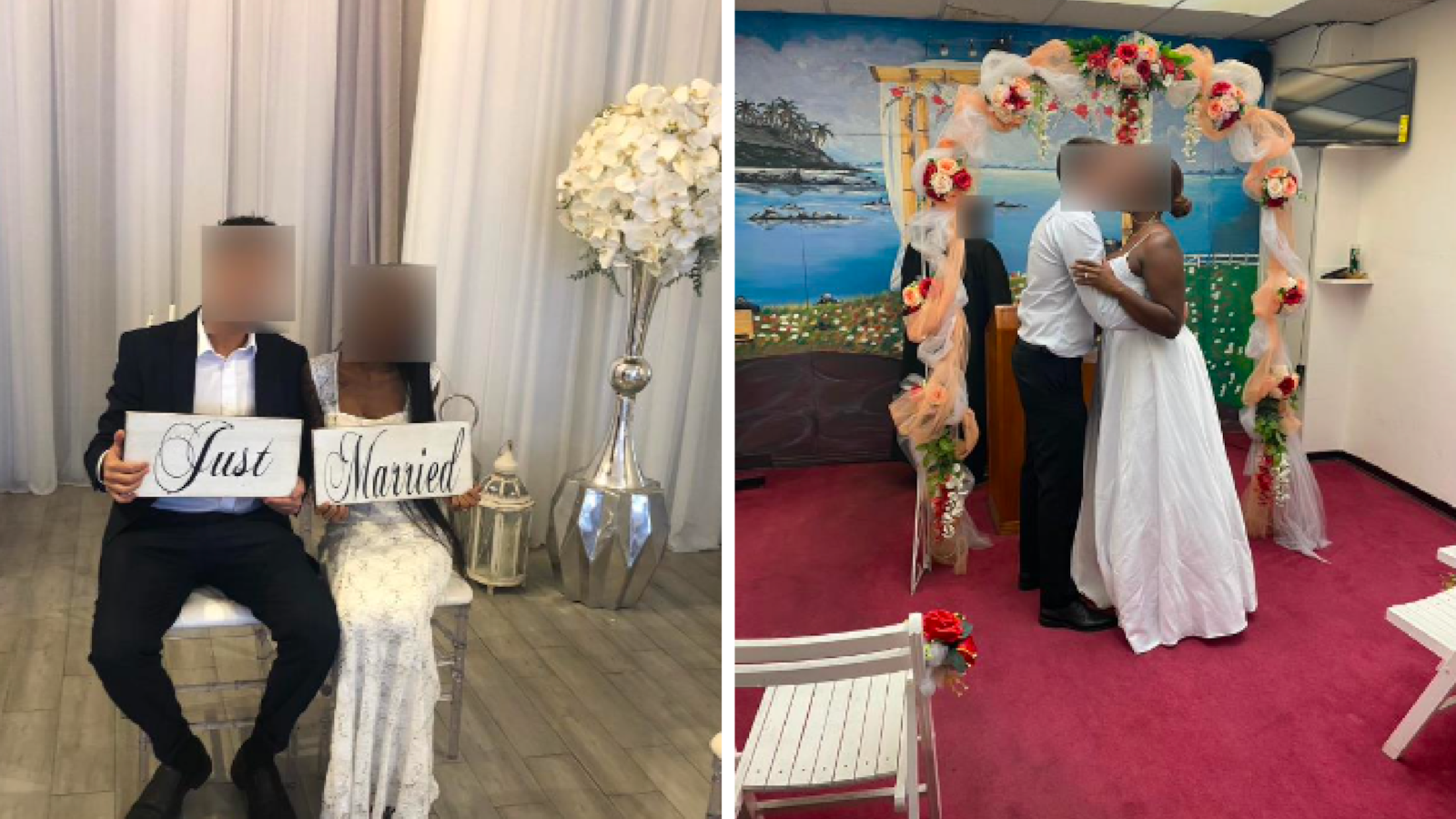 Phony wedding ceremonies staged by Marcialito Biol Benitez.