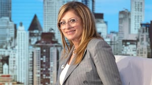 Maria Bartiromo poses during "Mornings With Maria" at Fox Business Network Studios on June 23, 2026 in New York City.