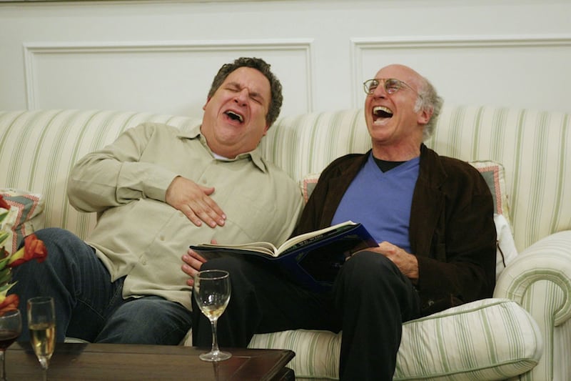 Jeff Garlin and Larry David played best friends on "Curb Your Enthusiasm."