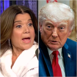Ana Navarro and Donald Trump
