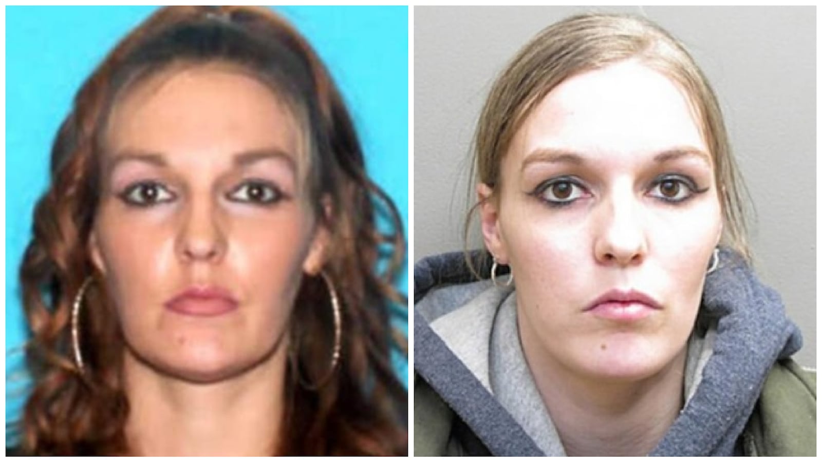 Two photos of Heather Mae Kelley