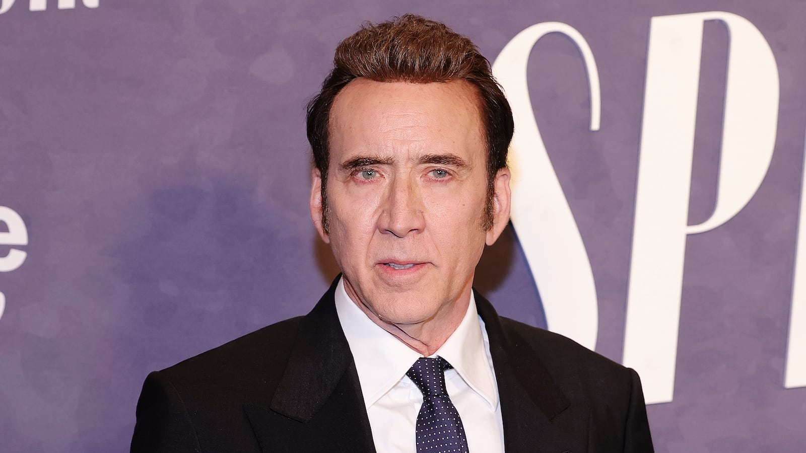 Nicolas Cage attends Prime Video’s “Spider-Noir” world premiere in 2026.