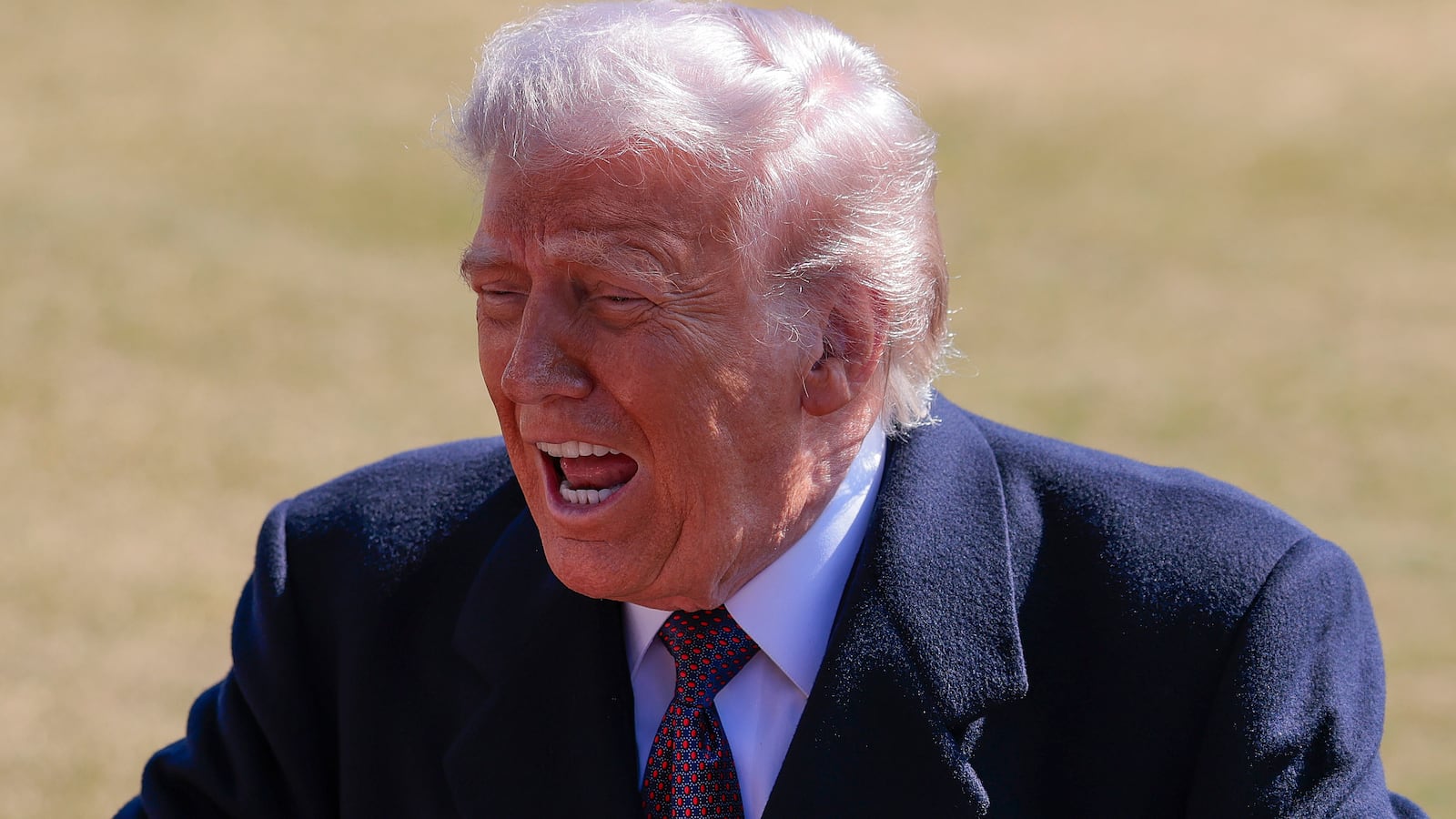 President Donald Trump, pictured speaking to the media on the South Lawn of the White House on February 27, 2026, attacked Anthropic as a "radical left woke" company and demanded the U.S. government cut ties with the AI giant amid a standoff between the tech company and the Pentagon.