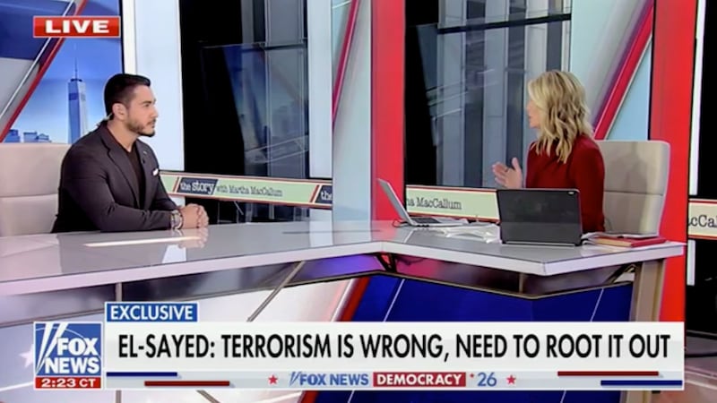 Fox News host Martha MacCallum interviews Democrat Abdul El-Sayed.