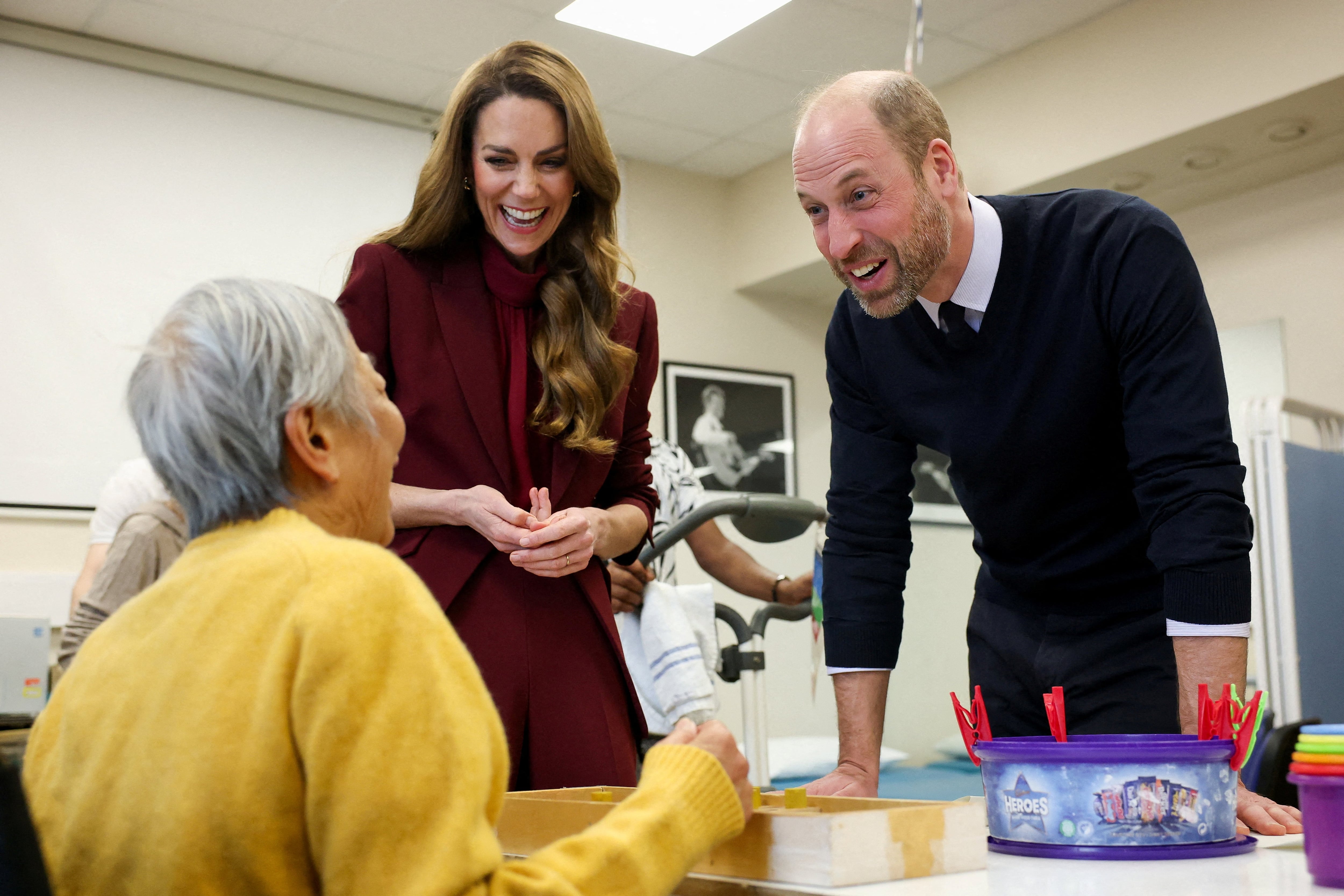 Catherine, Princess of Wales, and Prince William pay a visit to Charing Cross Hospital on January 8, 2026.