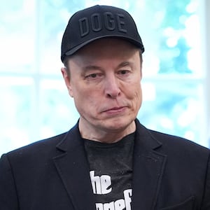 Tesla CEO Elon Musk in the Oval Office of the White House on May 30, 2025 in Washington, DC.