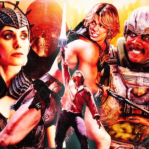 A photo illo illustration for Amazon MGM Masters of the Universe movie.