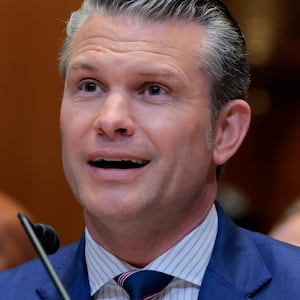 Defense Secretary Pete Hegseth testifies during a hearing before the Senate Appropriations Committee on June 11, 2025 in Washington, DC.