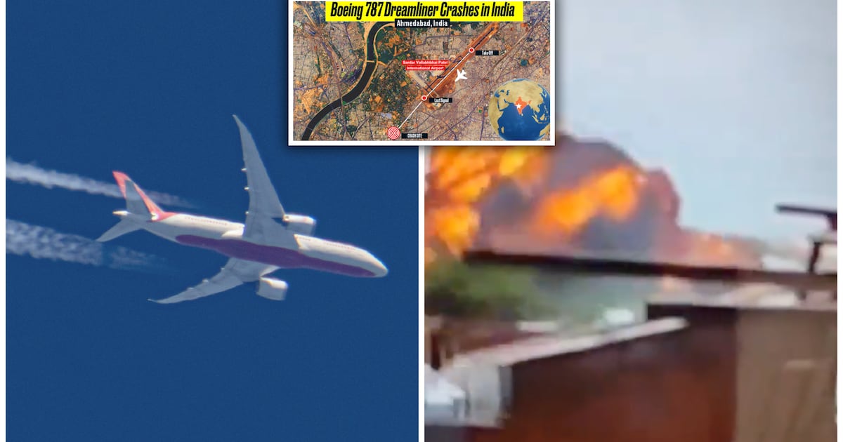 Over 200 Killed as Boeing 787 Dreamliner Crashes on Takeoff