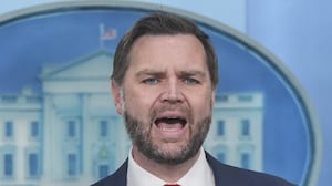 WASHINGTON, D.C., UNITED STATES - JUNE 18: U.S. Vice President J.D. Vance speaks during a press briefing in the James S. Brady Press Briefing Room at the White House in Washington, D.C., United States, on June 18, 2026. (Photo by Mehmet Eser/Anadolu via Getty Images)