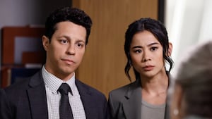 David Del Rio and Leah Lewis on "Matlock"