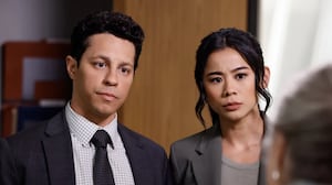 David Del Rio and Leah Lewis on "Matlock"