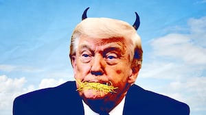 Donald Trump as a Cow