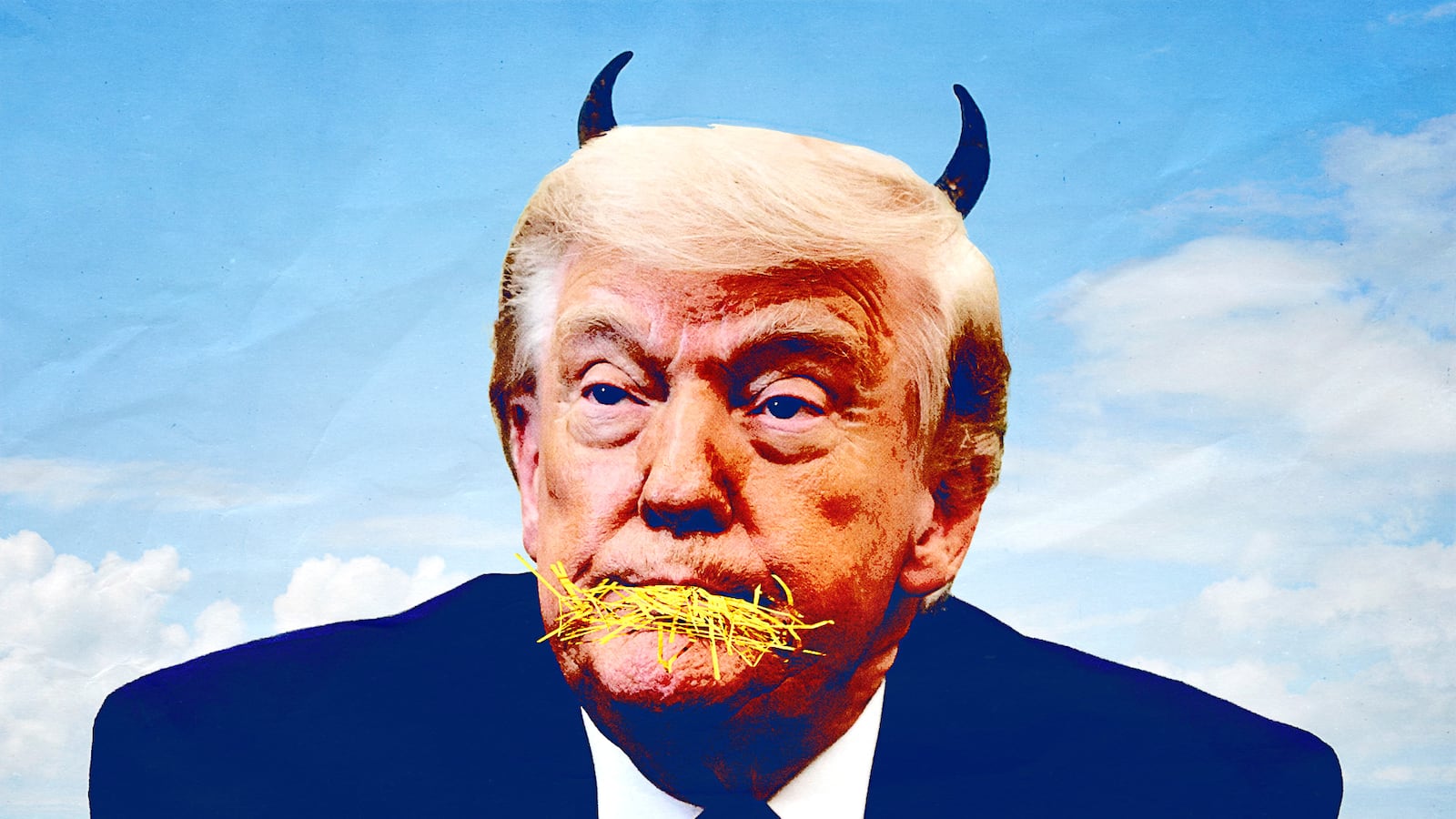 Donald Trump as a Cow