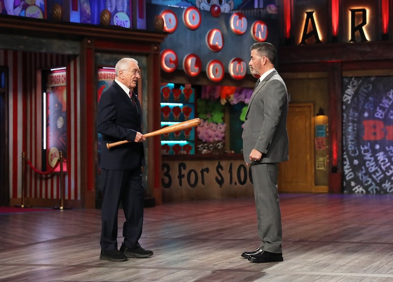Robert De Niro joined Jimmy Kimmel to play FCC Chairman Brendan Carr in Brooklyn on Wednesday night.