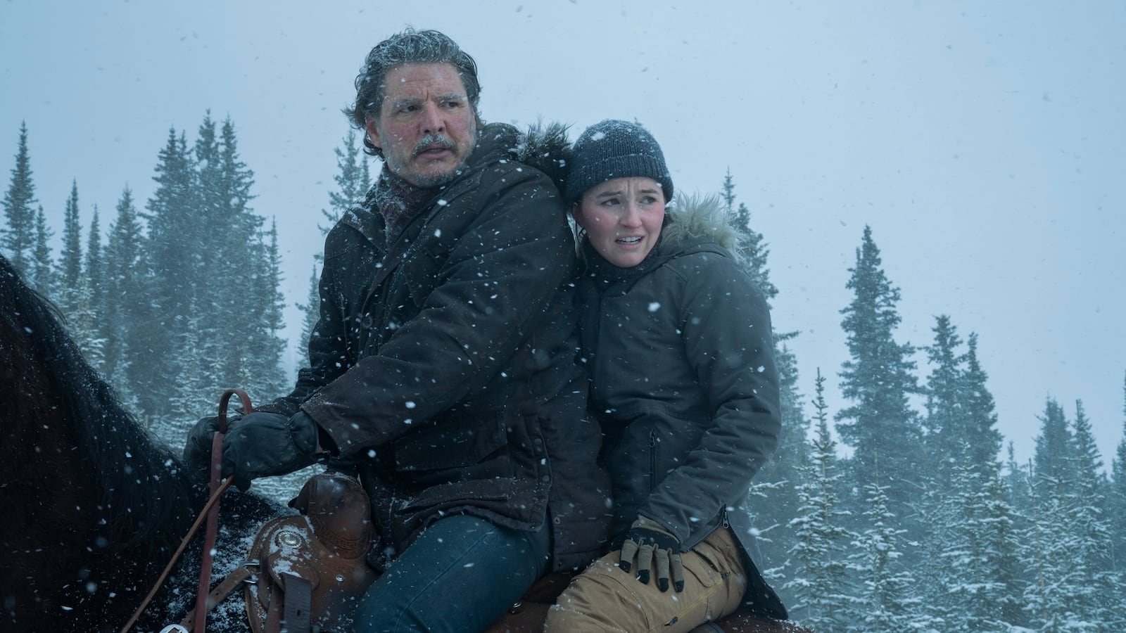 Pedro Pascal and Kaitlyn Dever