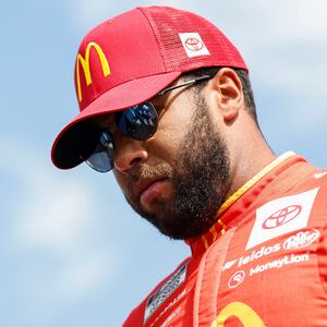 NASCAR driver Bubba Wallace.