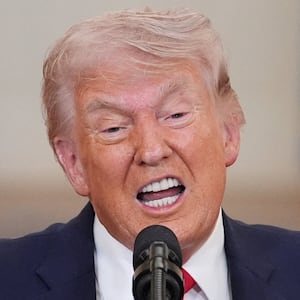 U.S. President Donald Trump delivers an address to the nation about the Iran war at the White House in Washington, D.C., U.S. April 1, 2026.