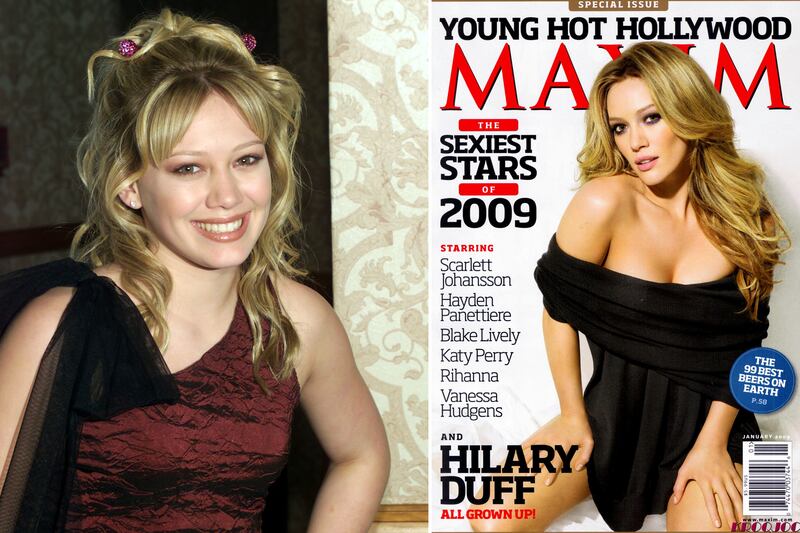 galleries/2013/04/12/all-grown-up-in-maxim-mackenzie-rosman-amanda-bynes-lindsay-lohan-more-photos/130411-before-maxim-hilary-duff_if4mbe