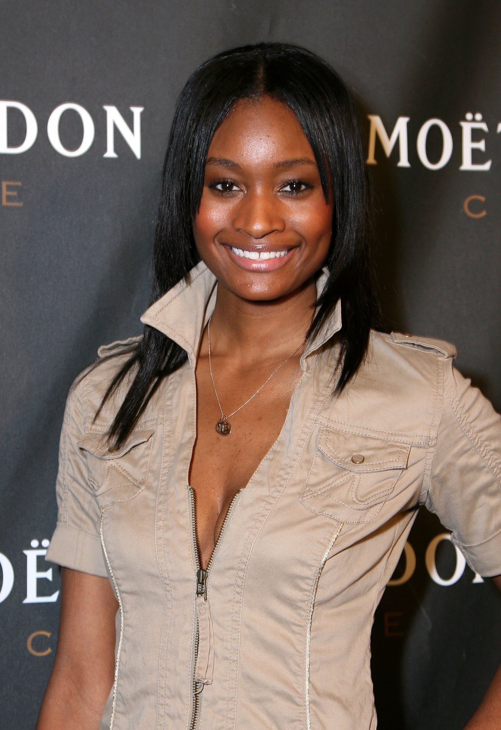 Dani Evans at the BET Awards after party in Hollywood, 2007.