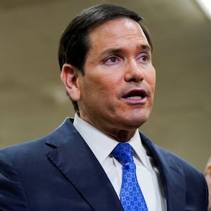 U.S. Secretary of State Marco Rubio speaks to reporters, on the day of classified briefings for the full U.S. Senate and House of Representatives on the situation in Iran, on Capitol Hill in Washington, D.C., U.S., March 3, 2026.