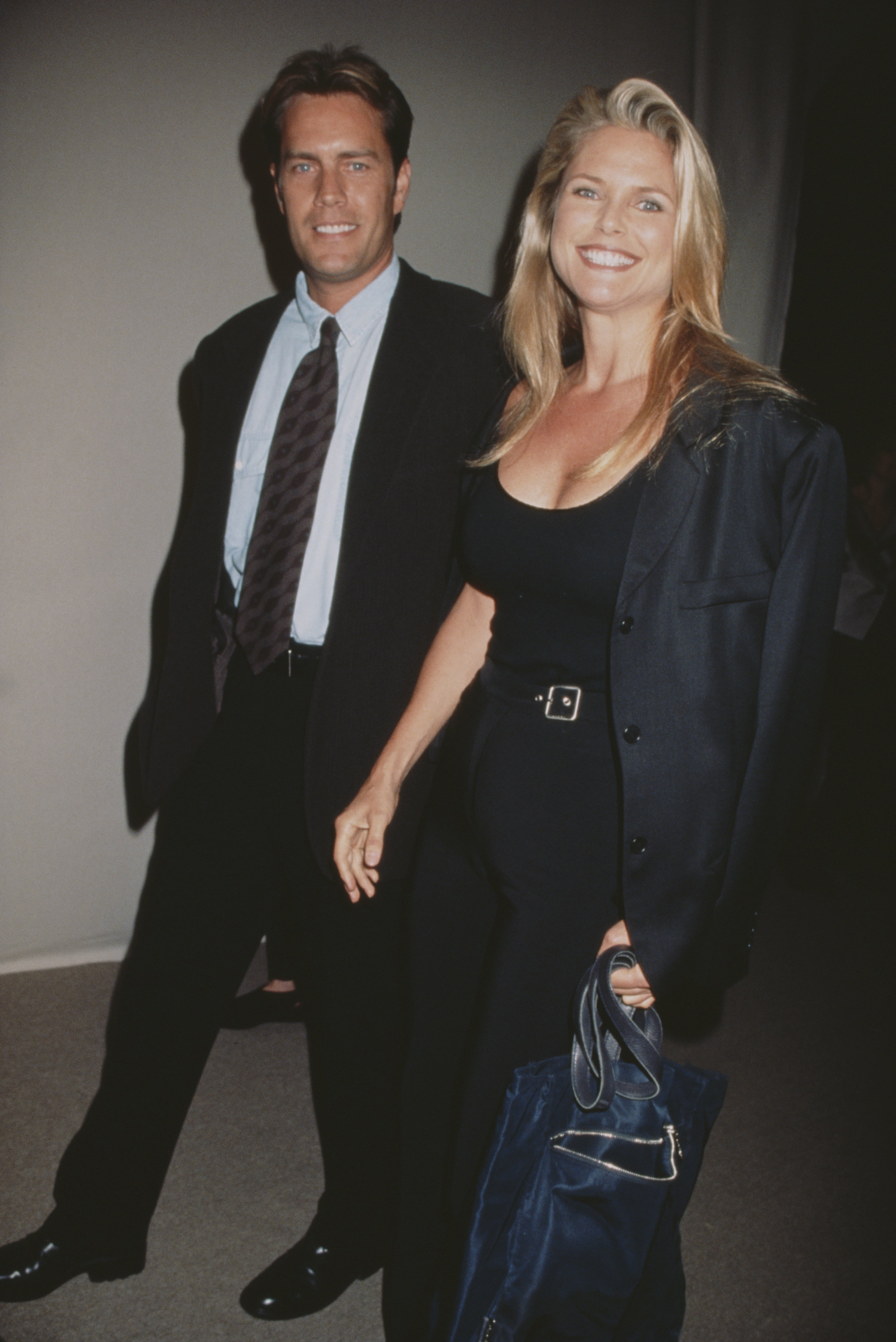 Christie Brinkley with her then-husband, architect Peter Cook, in 1996.