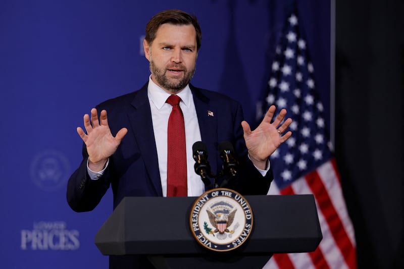 Vice President JD Vance claimed on Friday that he could not share what he's told the president or his concerns about the Iran war publicly because he didn't want to "go to prison" for sharing what was said in a classified setting.
