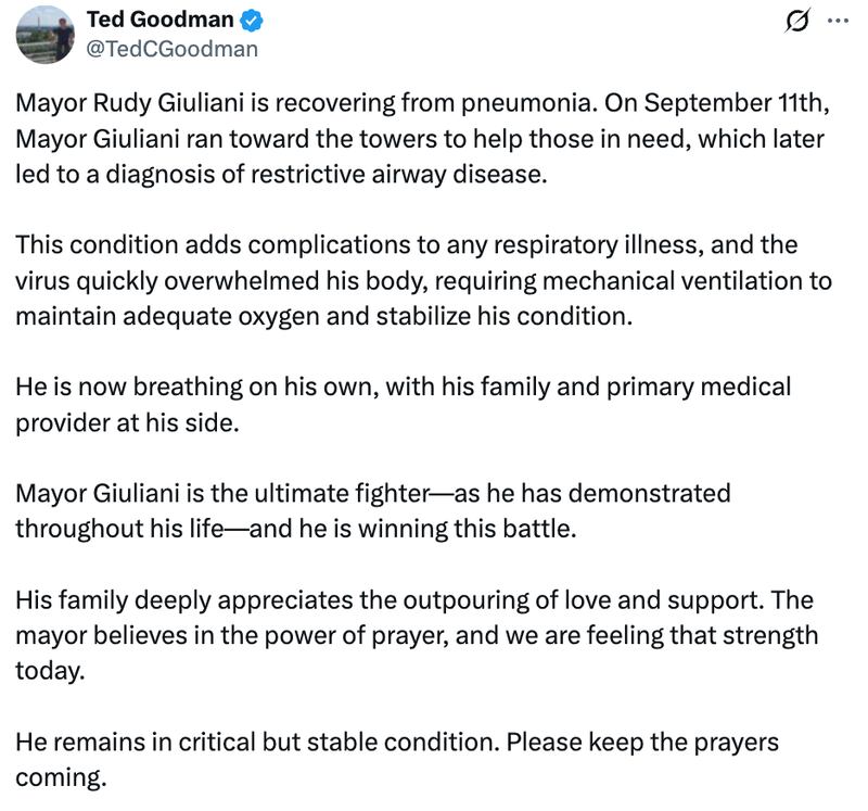 Ted Goodman X post