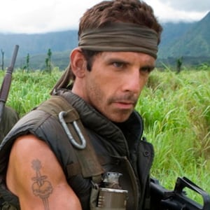 Ben Stiller, Robert Downey Jr. and Jack Black in "Tropic Thunder"