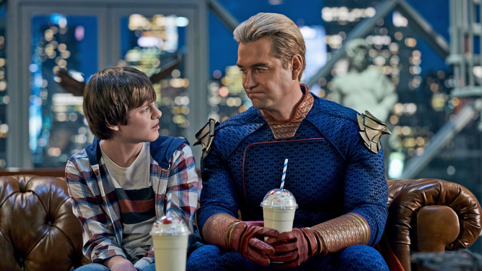 Ryan and Homelander.