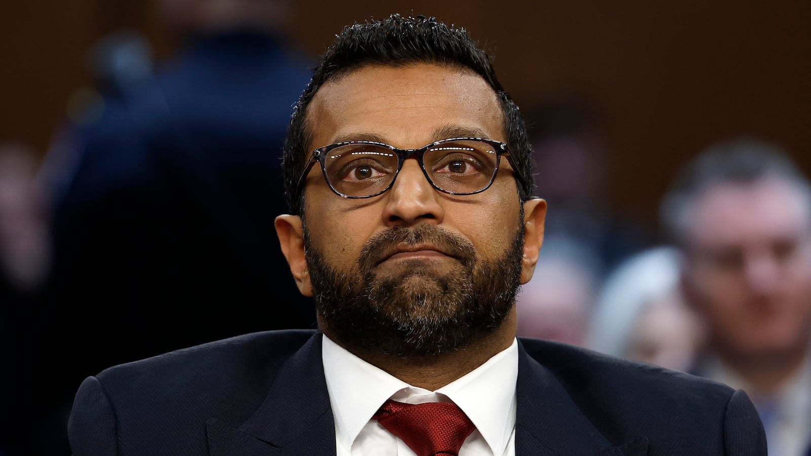 WASHINGTON, DC - JANUARY 30: Kash Patel, U.S. President Donald Trump’s nominee to be Director of the Federal Bureau of Investigation (FBI), arrives to testify during his confirmation hearing before the Senate Judiciary Committee in the Dirksen Senate Office Building on January 30, 2025 in Washington, DC.