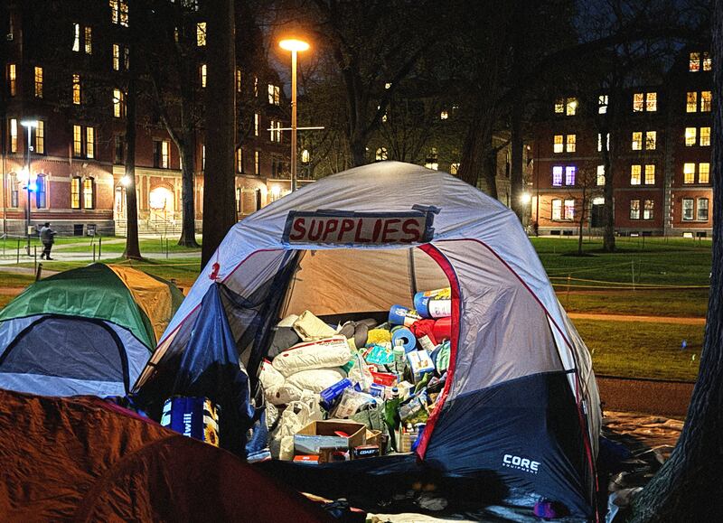 Harvard Gaza protest