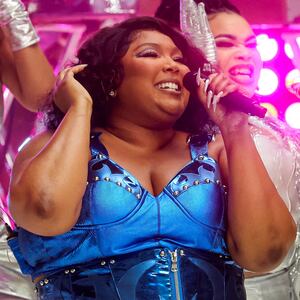 Lizzo and her dancers perform on NBC's "Today" show.