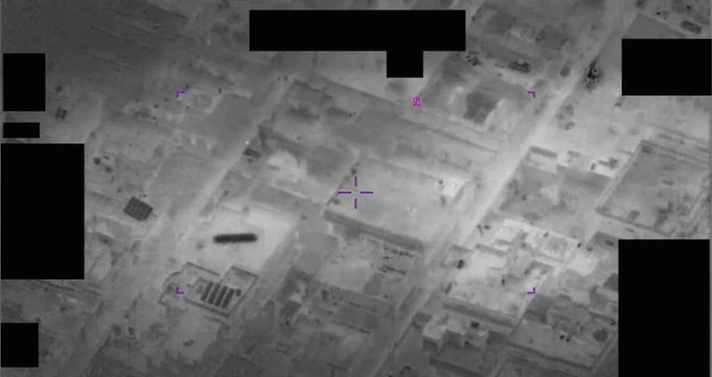 A UAP flying across U.S. radar in Kabul in 2017.