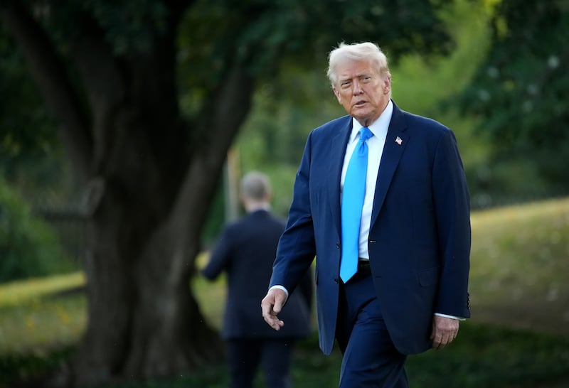 President Trump left the White House Monday to attend this week's U.N. General Assembly meeting in New York.