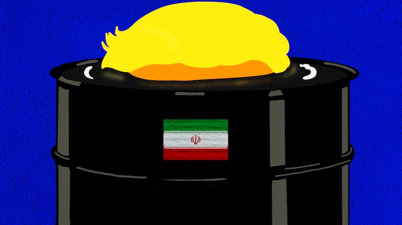 Donald Trump, Iran illustration