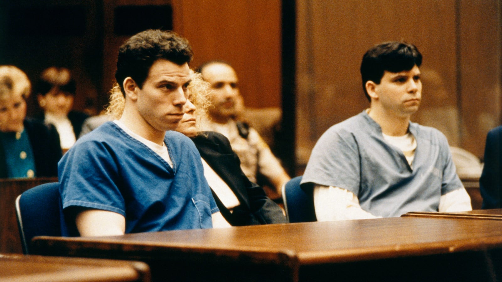 Brothers Lyle and Erik Menendez during their 1993 trial.
