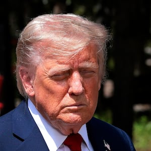 KANANASKIS, ALBERTA - JUNE 16: U.S. President Donald Trump and British Prime Minister Keir Starmer speak to the press after signing a trade deal following a bilateral meeting during the G7 Leaders' Summit on June 16, 2025 in Kananaskis, Alberta. Canada is hosting this year's meeting of the world's seven largest economies. (Photo by Chip Somodevilla/Getty Images)