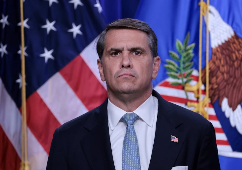 Acting US Attorney General Todd Blanche takes questions in a press conference to announce new Trump administration actions against the Jalisco New Generation Cartel (CJNG), at the Justice Department in Washington, D.C., U.S., August 5, 2026. REUTERS/Jonathan Ernst