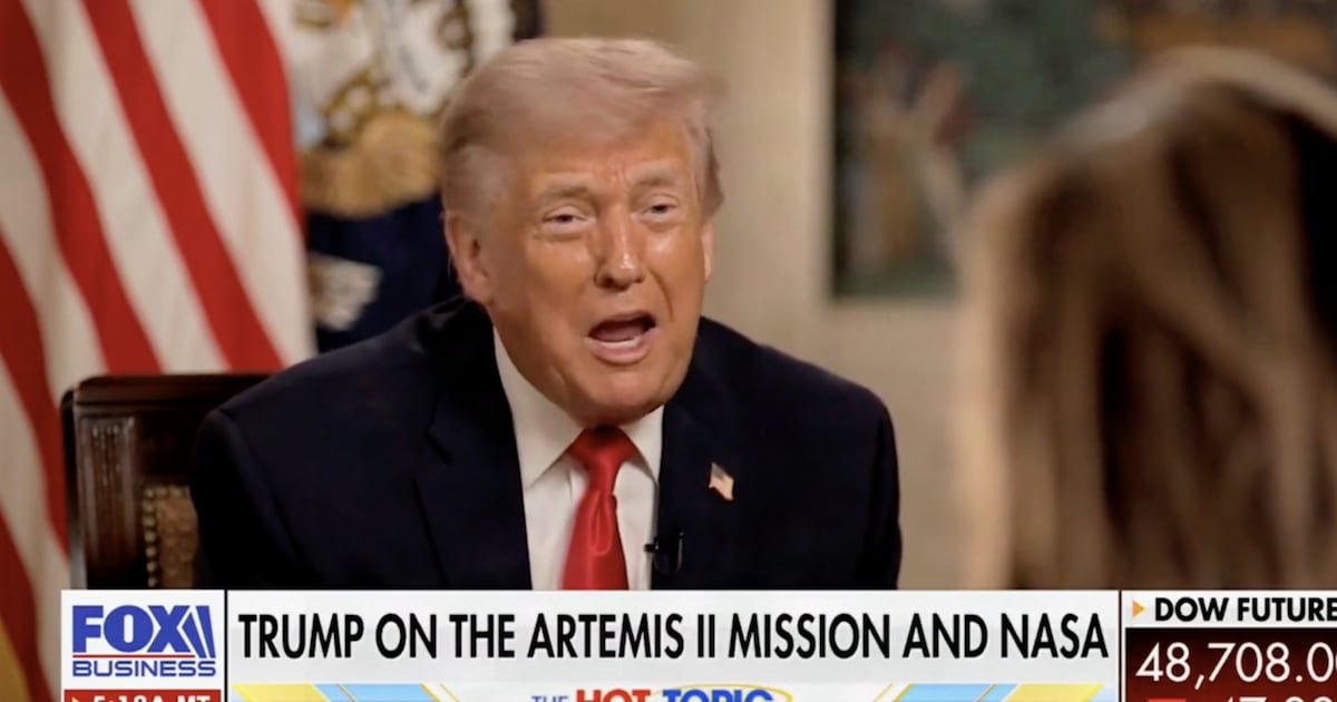 Trump, 79, Brags About Submarines When Asked About Race to the Moon