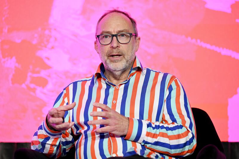 LONDON, ENGLAND - JUNE 05: Jimmy Wales speaks onstage during the "Building Trust in the Age of Information Overload" panel discussion on day four of SXSW London 2025 at The Truman Brewery on June 05, 2025 in London, England. (Photo by Jeff Spicer/Getty Images for SXSW London)