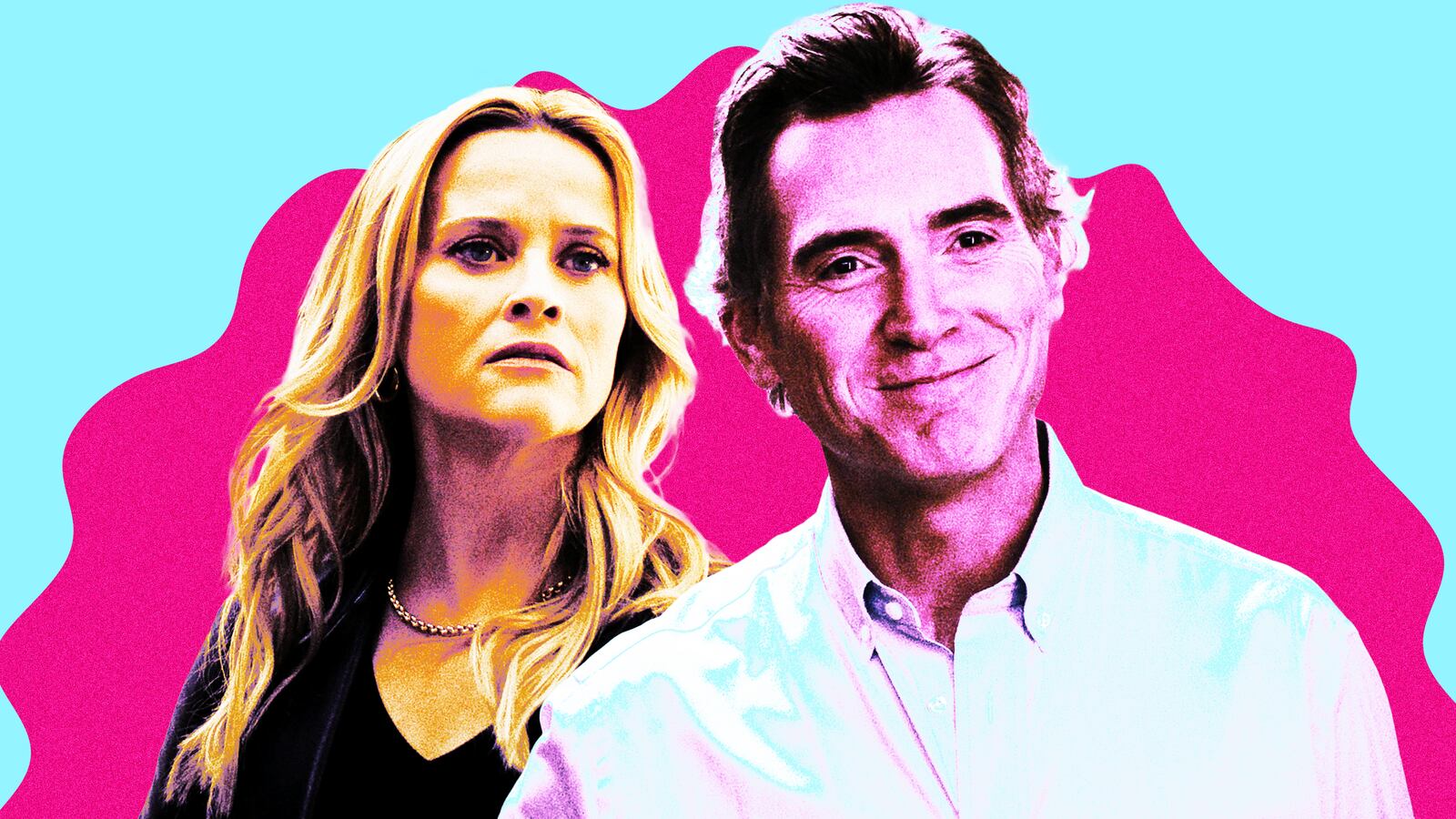 A photo illustration of Reese Witherspoon and Billy Crudup.