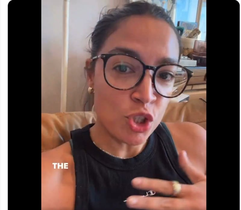 AOC expressed her love for the "short king community" in an Instagram story after she faced backlash for going after Stephen Miller's height.