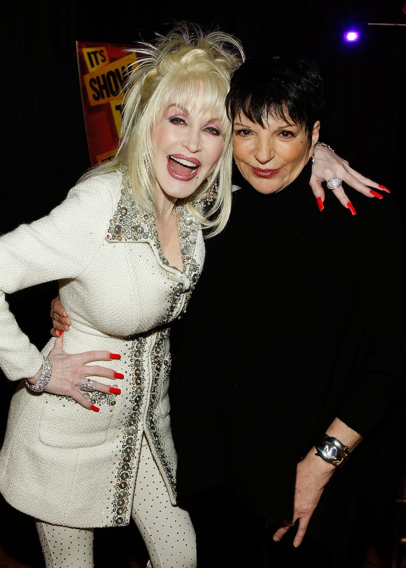 Musician Dolly Parton and actress Liza Minnelli