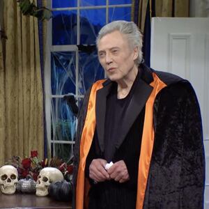 Mikey Day plays Joe Biden and Christopher Walken plays the spirit of Halloween on Saturday Night Live.