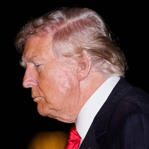 President Donald Trump arrives at the White House on November 2, 2025 in Washington, DC. Trump spent the weekend at his Mar-a-Lago club in Palm Beach, Florida.